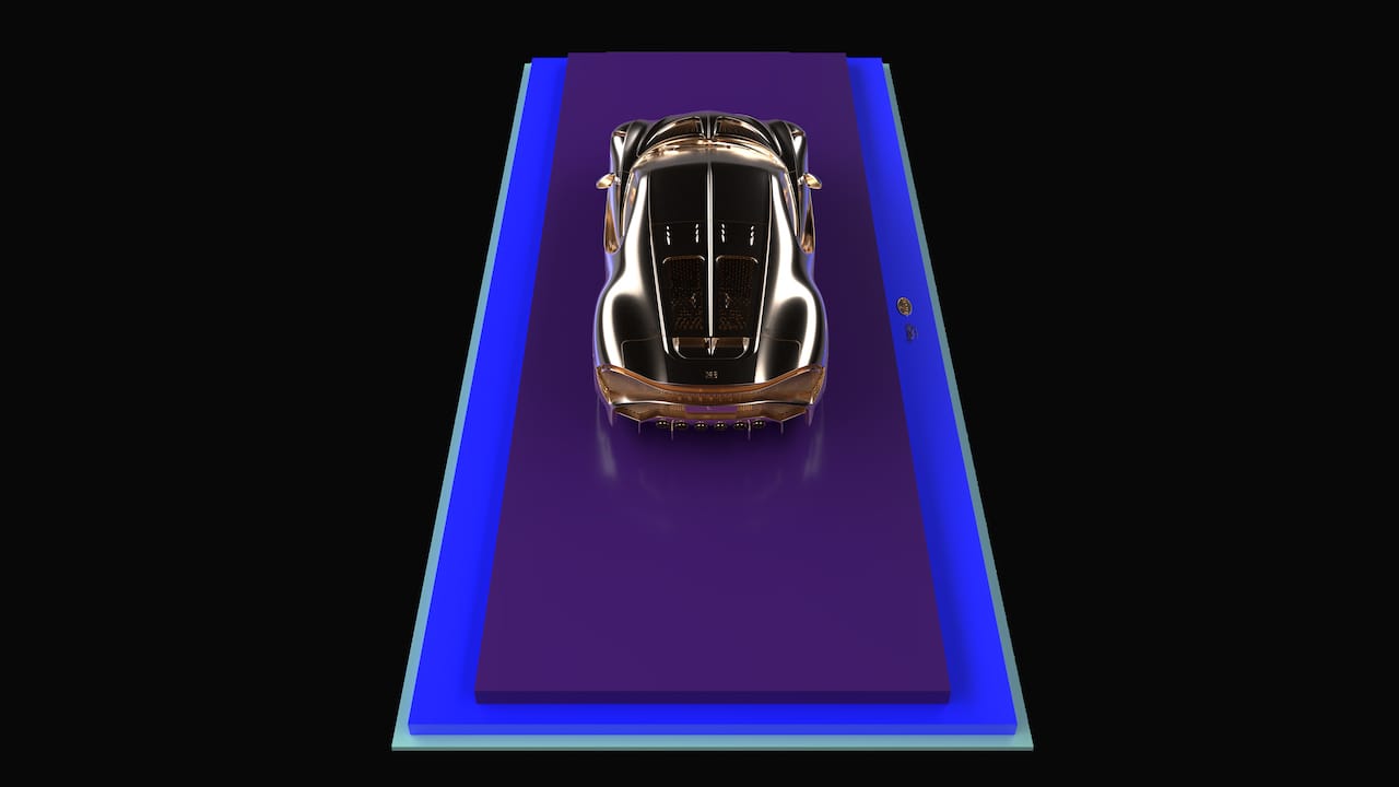 Bugatti lanceert gouden auto inclusief NFT